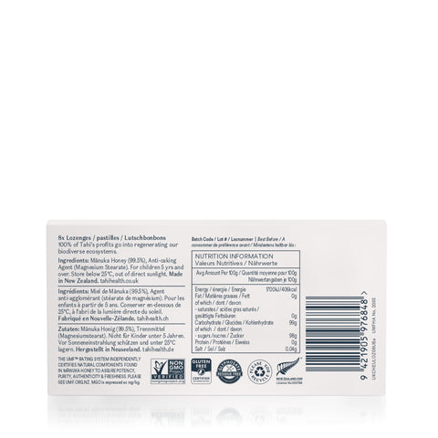 Mānuka Lozenges UMF™ 8+/ MGO 182+
